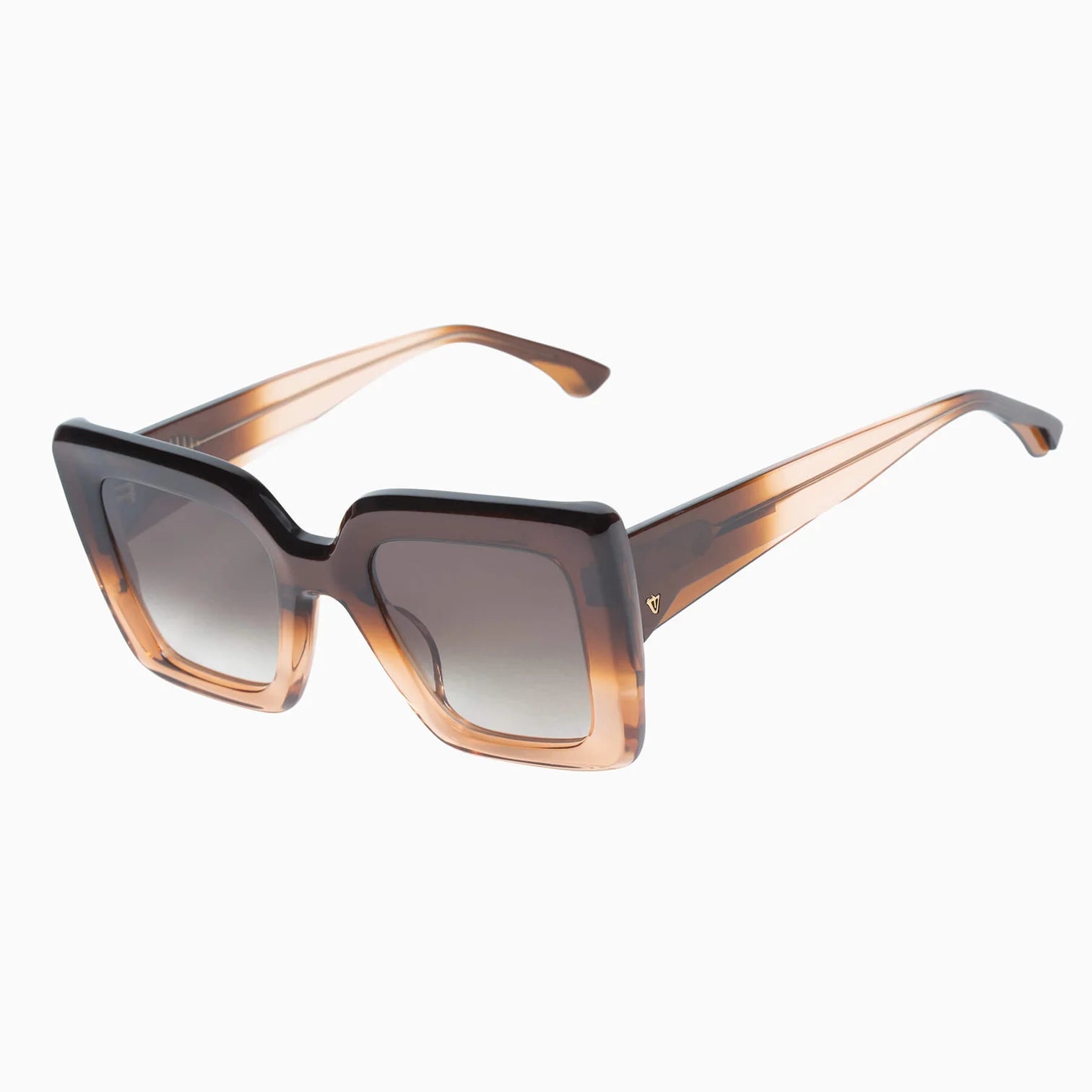 Amour Cola Fade/Brown Gradient Lens Sunglasses - Stylish UV Protection Shades for Outdoor Activities, Driving & Fashion
