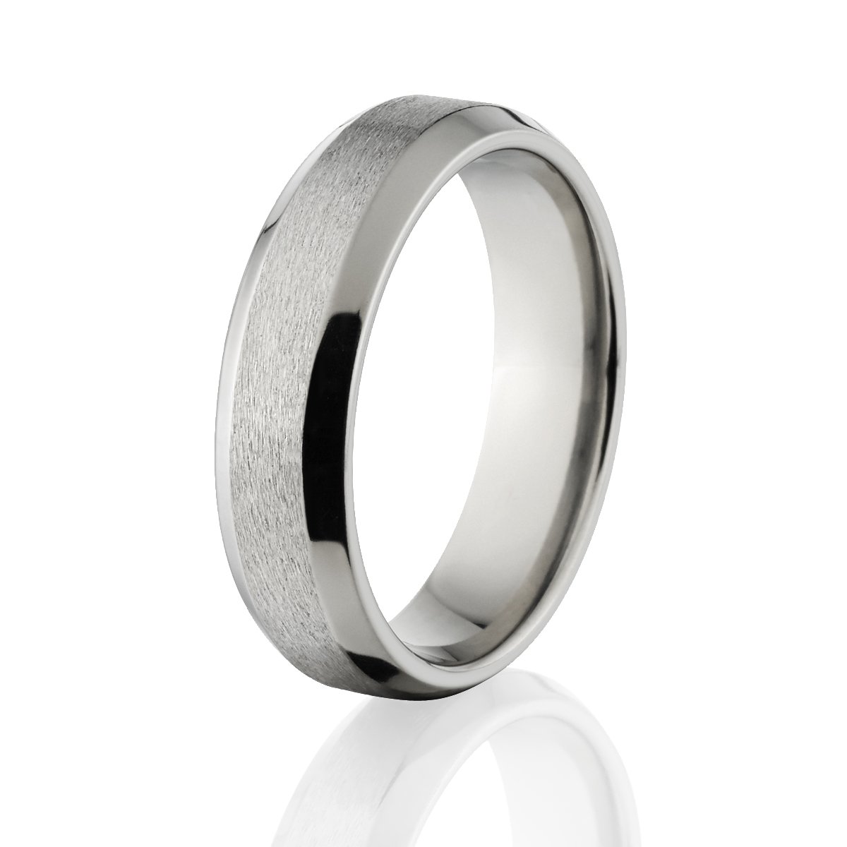 Men's Titanium Wedding Band - Comfort Fit USA Made Titanium Ring for Men - Durable & Lightweight for Everyday Wear, Gifts, and Special Occasions