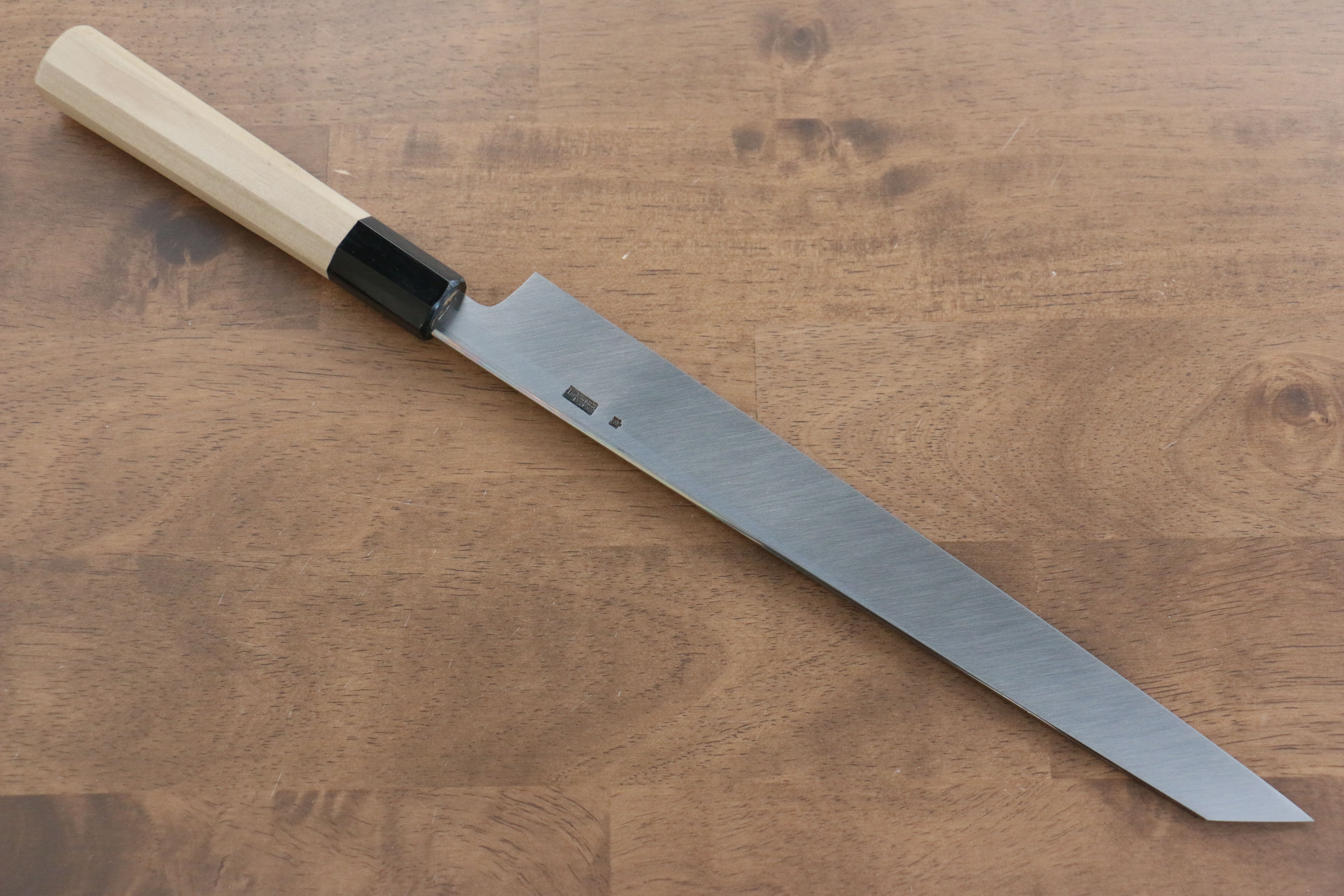 Premium Kikuzuki White Steel No.2 Kiritsuke Yanagiba Knife 270mm - Japanese Chef Knife with Magnolia Wood Handle - Perfect for Sushi, Sashimi & Precision Cutting
