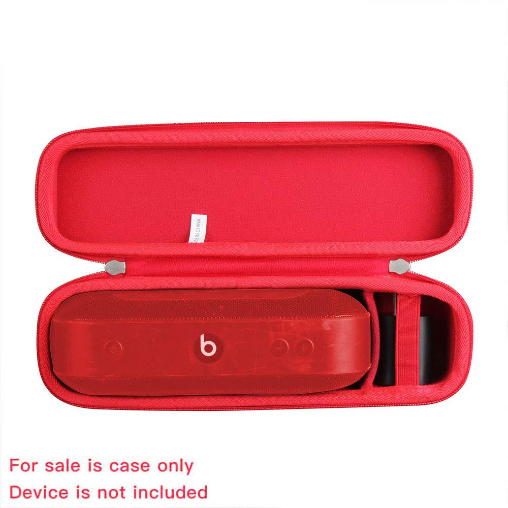 Beats Pill+ Portable Wireless Speaker Hard Travel Case by Hermitshell - Protective Cover for Speaker & Charger - Perfect for Travel, Outdoor Adventures & Home Use