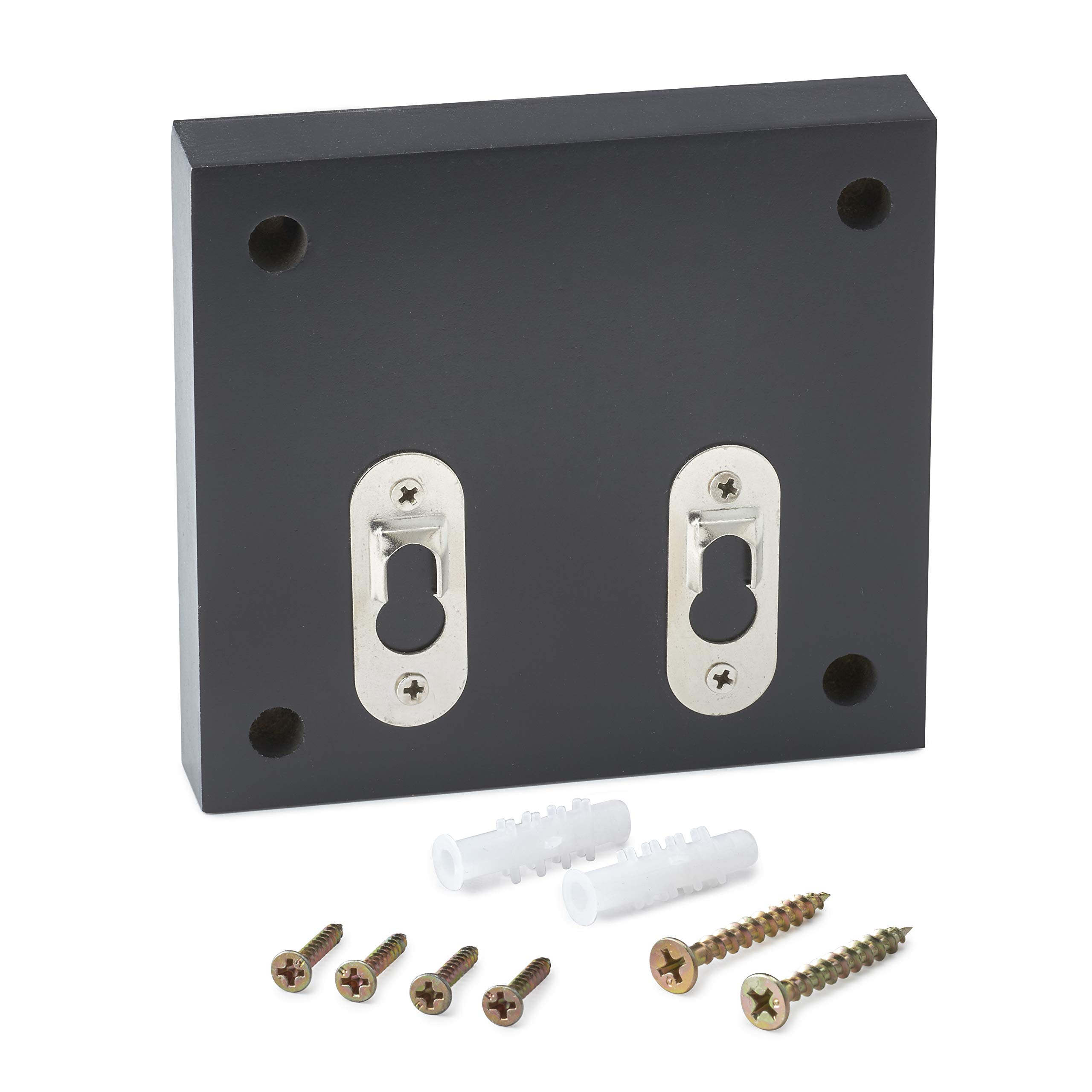 AdirOffice Lockable Wooden Suggestion Box with Chain & Pen - Wall Mountable Donation Box for Office, School, Church - Secure Collection Box for Ballots, Keys, Feedback (Black) - Perfect for Employee Suggestions, Charity Donations & Secure Voting
