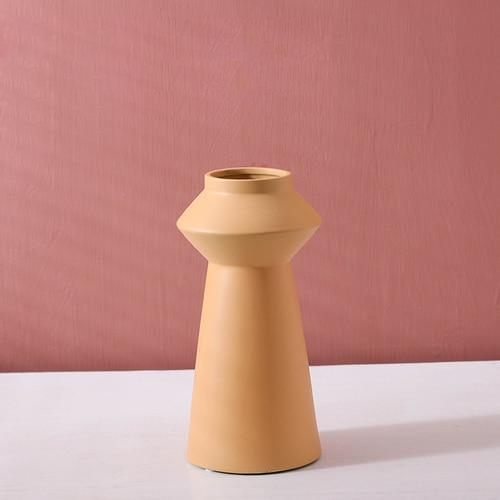 Vibrant Ceramic Flower Vase for Home Decor - Perfect for Fresh Cut Flowers, Centerpieces, and Wedding Table Arrangements