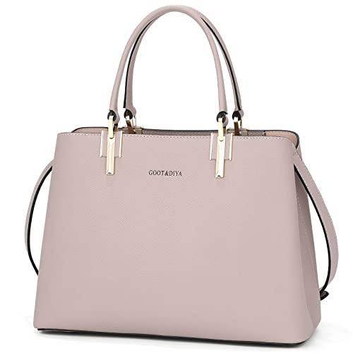 Genuine Leather Women's Handbags & Purses - Top Handle Satchel Shoulder Tote Bag for Ladies (Medium Size) - Perfect for Work, Travel, and Everyday Use