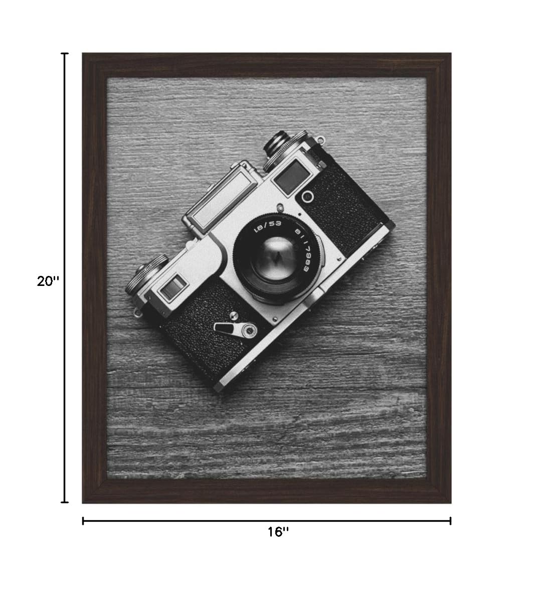 Americanflat 16x20 Wood Picture Frame - Walnut for Wall Display