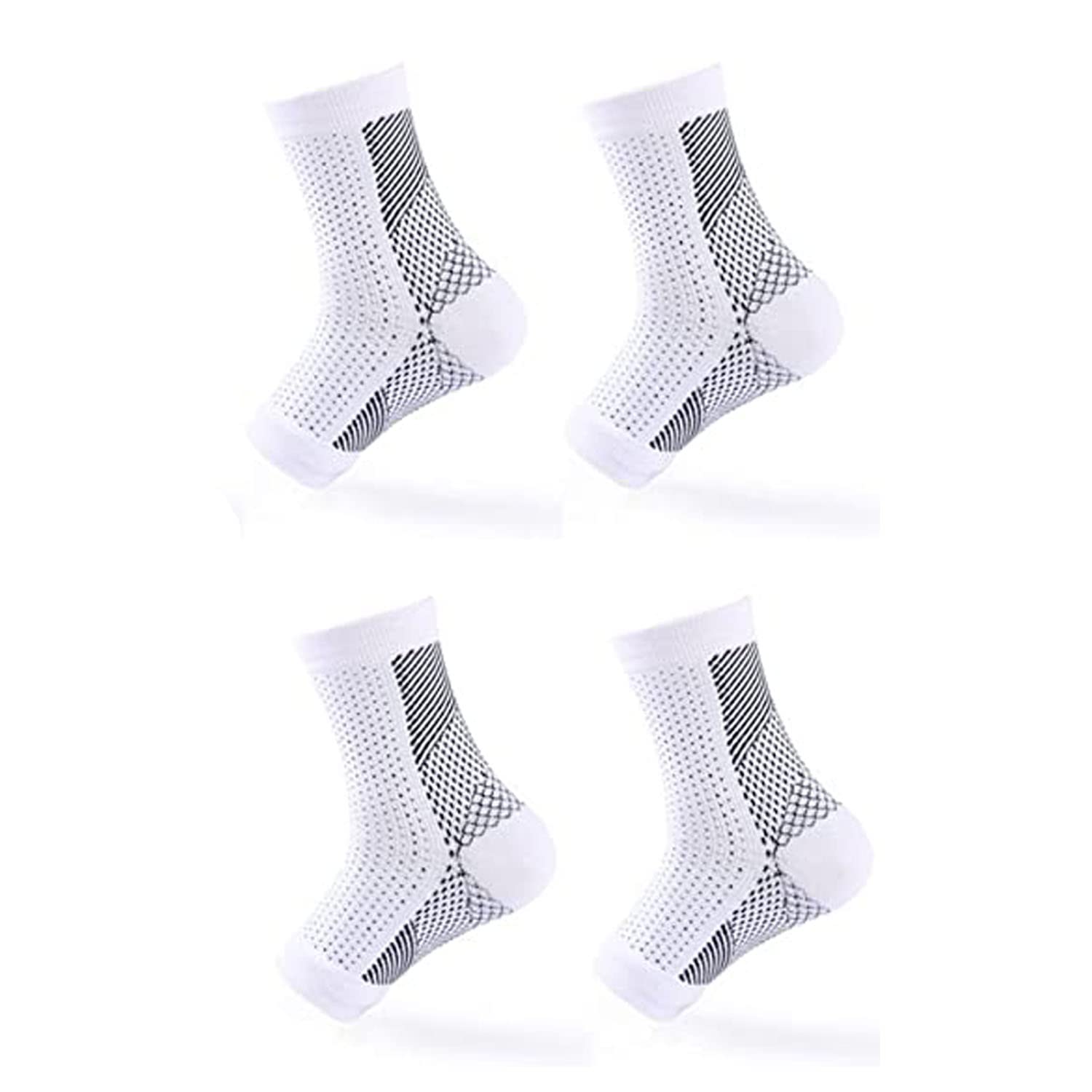 AmRelieve Soothe Socks for Neuropathy Relief - Compression Ankle Socks for Men & Women - Perfect for Diabetic Foot Pain, Circulation Support & All-Day Comfort