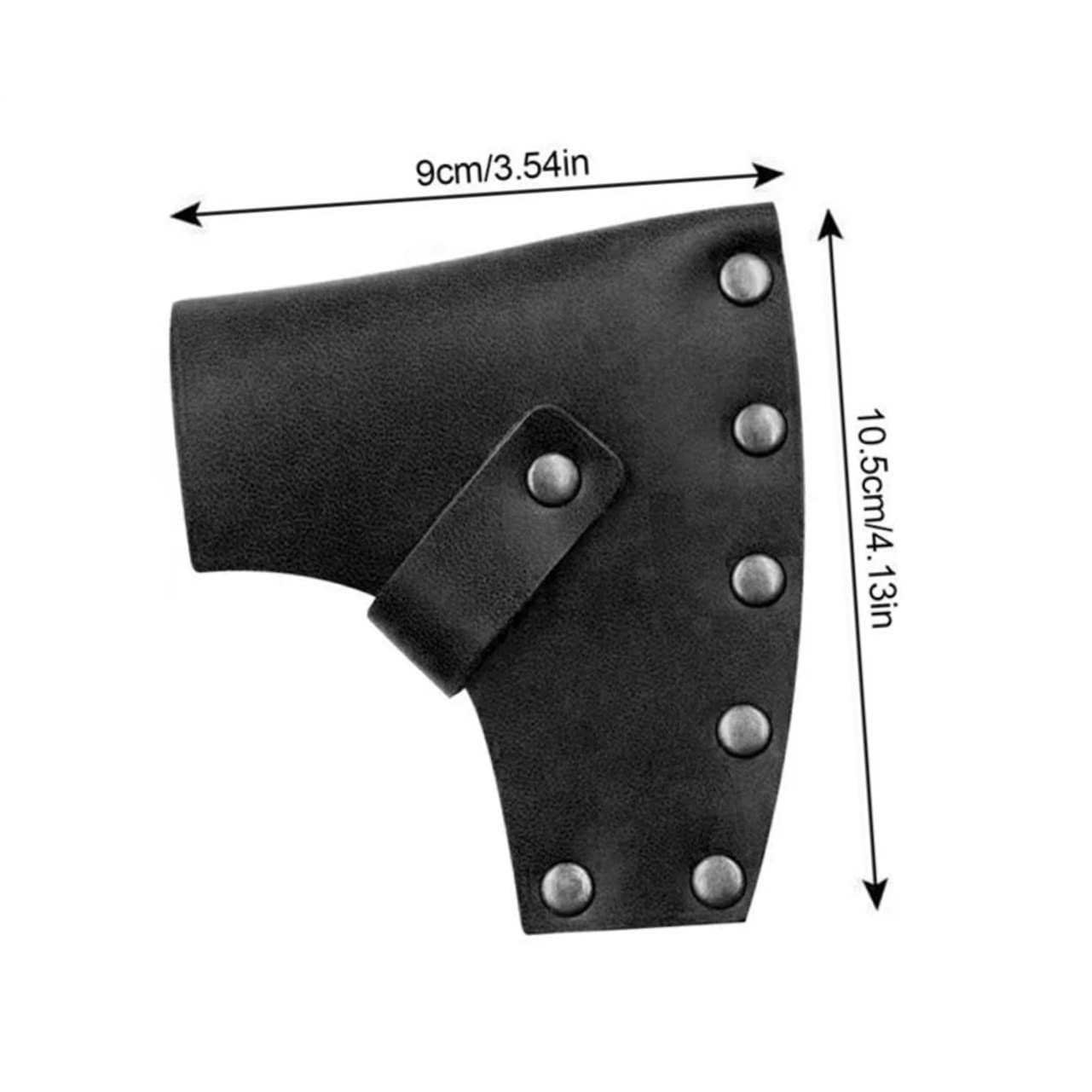 Leather Hatchet Cover - Portable Camping Axe Guard for Gardening & Outdoor Use