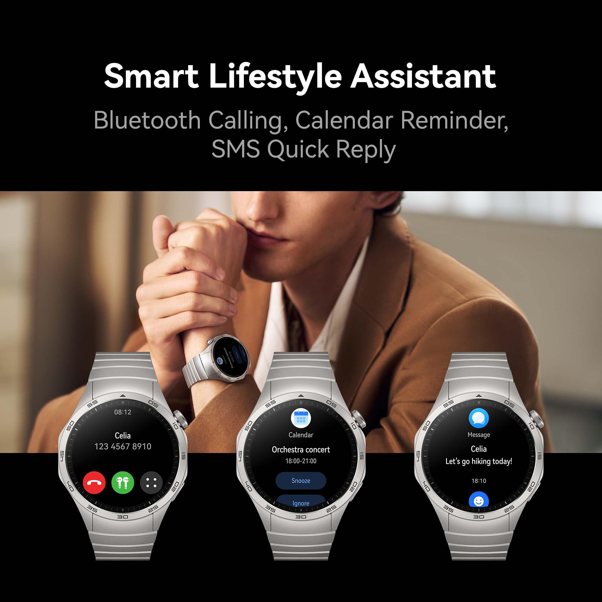 HUAWEI WATCH GT 4 Smart Watch for Men & Women - 2-Week Battery Life Fitness Tracker with Health Monitoring, GPS, Pulse Wave Analysis - Android iOS Compatible - Green - Perfect for Running, Workouts & Daily Activity Tracking