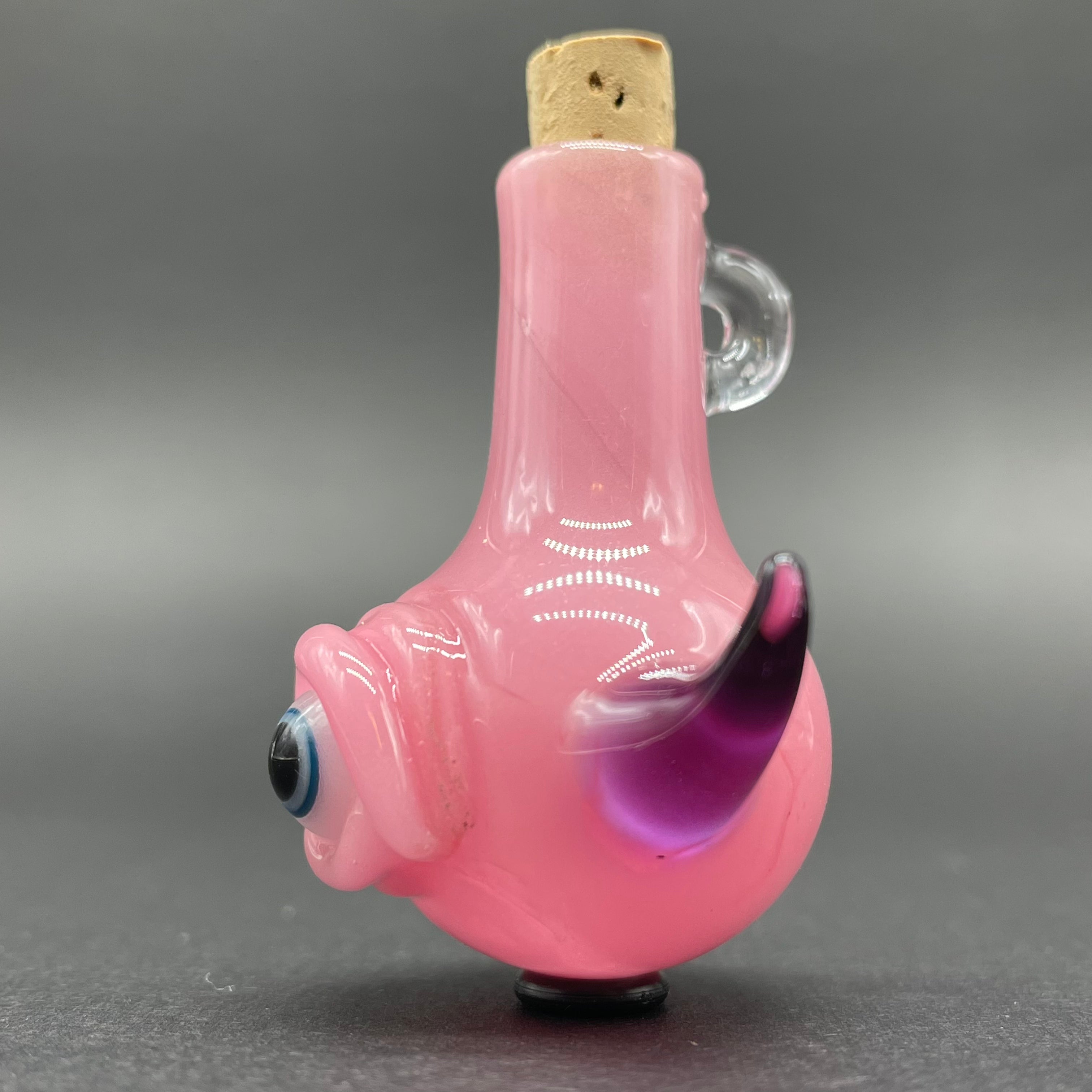 Pink Cyclops Potion Bottle - Unique Halloween Party Decor, Cosplay Prop, Witchcraft Accessory - Perfect for Themed Parties, DIY Potions & Fantasy Collections