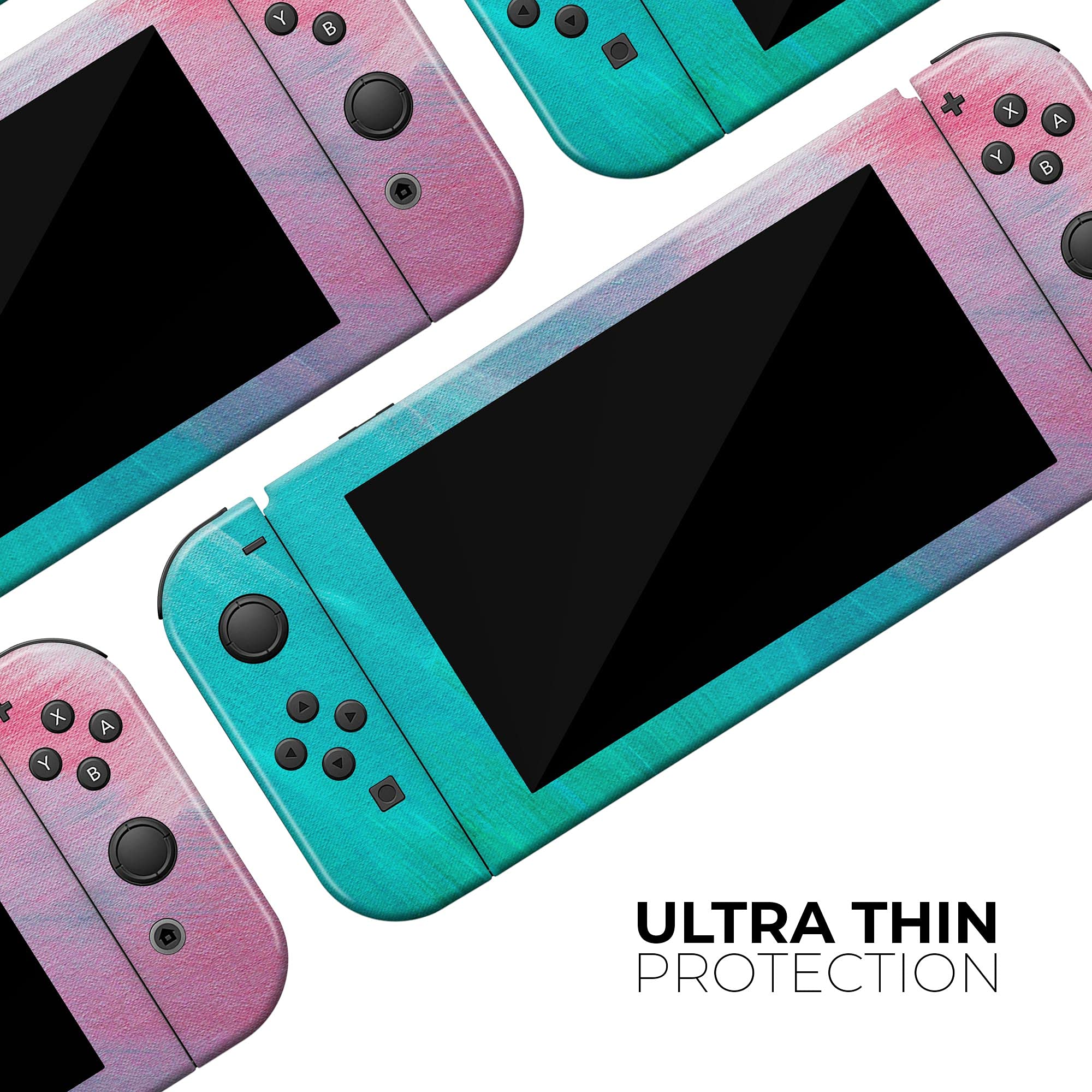 Nintendo Switch Skin Decal - Removable Scratch-Resistant Vinyl Wrap Cover - Pastel Marble Design - Compatible with Switch Console Bundle - Perfect for Gaming Protection & Customization