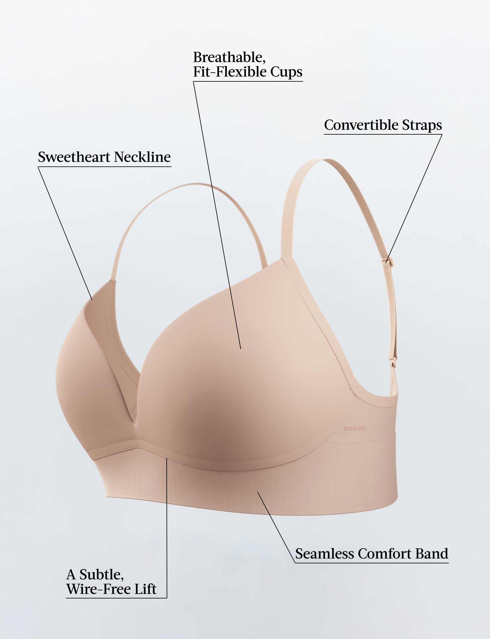 Ultimate Comfort Wire Free Lift Bra for Women - Seamless Support & Lift for Everyday Wear, Yoga, and Lounge