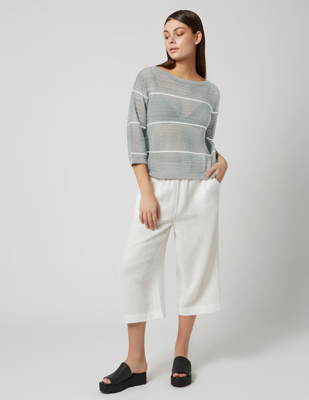 Kamari Crochet Sweater for Women - Cozy Handmade Knit Pullover for Fall & Winter - Perfect for Casual Outfits, Office Wear, and Holiday Gatherings