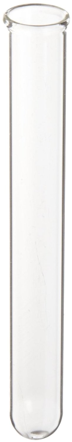 Kimble M18 Soda Lime Glass Disposable Culture Test Tubes - Case of 500, Plain Label - Ideal for Laboratory Experiments, Medical Testing & Scientific Research