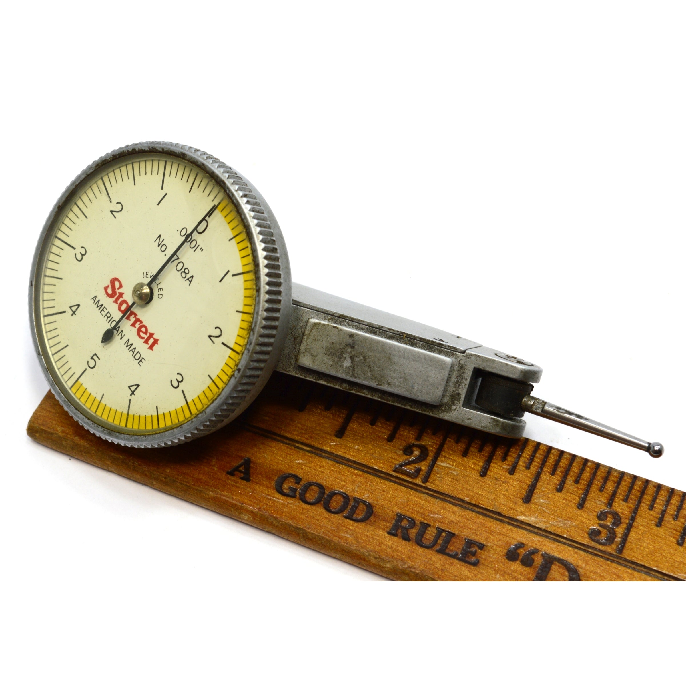 Starrrett 708A Dial Test Indicator .0001