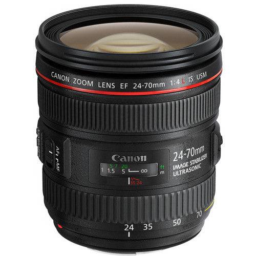 Canon EF 24-70mm f/4L IS USM Zoom Lens for DSLR Cameras - Professional Photography, Travel & Portrait Shots