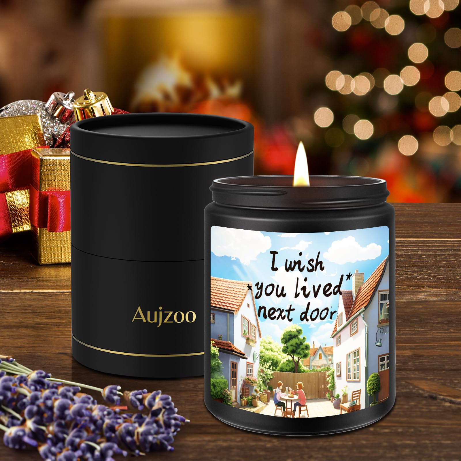 Lavender Scented Candles - Housewarming & Friendship Gifts for Women - Home Decor & Relaxation