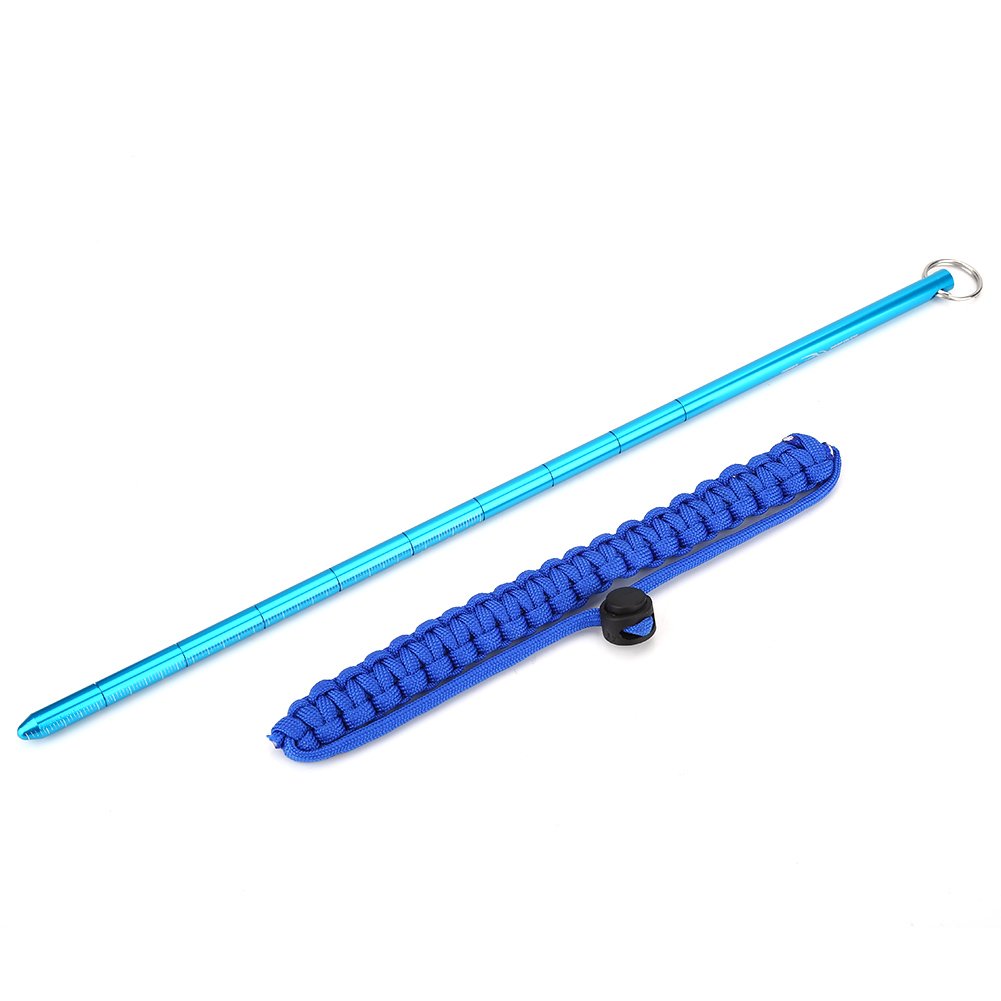 Alomejor Scuba Diving Pointer - Underwater Noise Maker & Lobster Stick with Parachute Lanyard - Perfect for Marine Life Observation & Diving Safety Gear