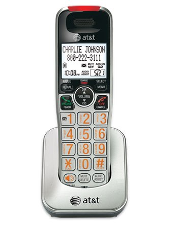 AT&T CRL32102 Cordless Phone with 5 CRL30102 Handsets - Expandable Home & Office Phone System for Clear Calls & Convenience