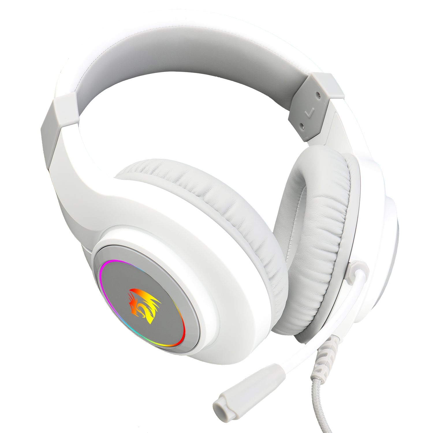 Redragon HYLAS H260W RGB Wireless Gaming Headset with Microphone - White | Immersive Sound for PC, PS5, Xbox & Mobile Gaming