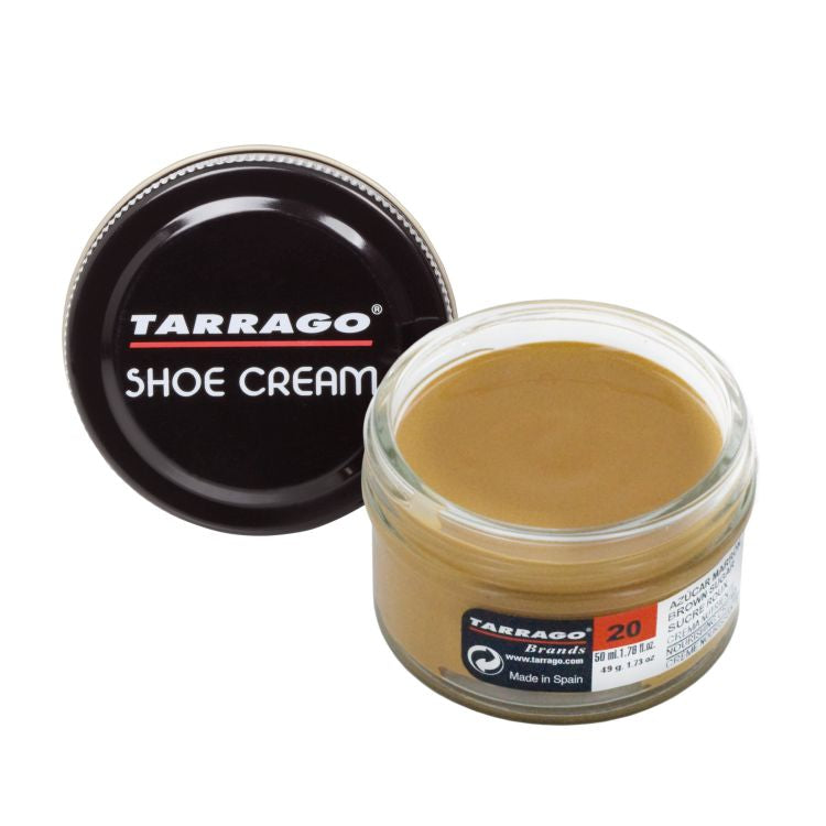 TARRAGO Premium Shoe Cream - 1.73 oz Leather Conditioner & Protector for Dress Shoes, Boots & Bags - Restores Shine & Prevents Cracks - Ideal for Daily Shoe Care & Leather Maintenance