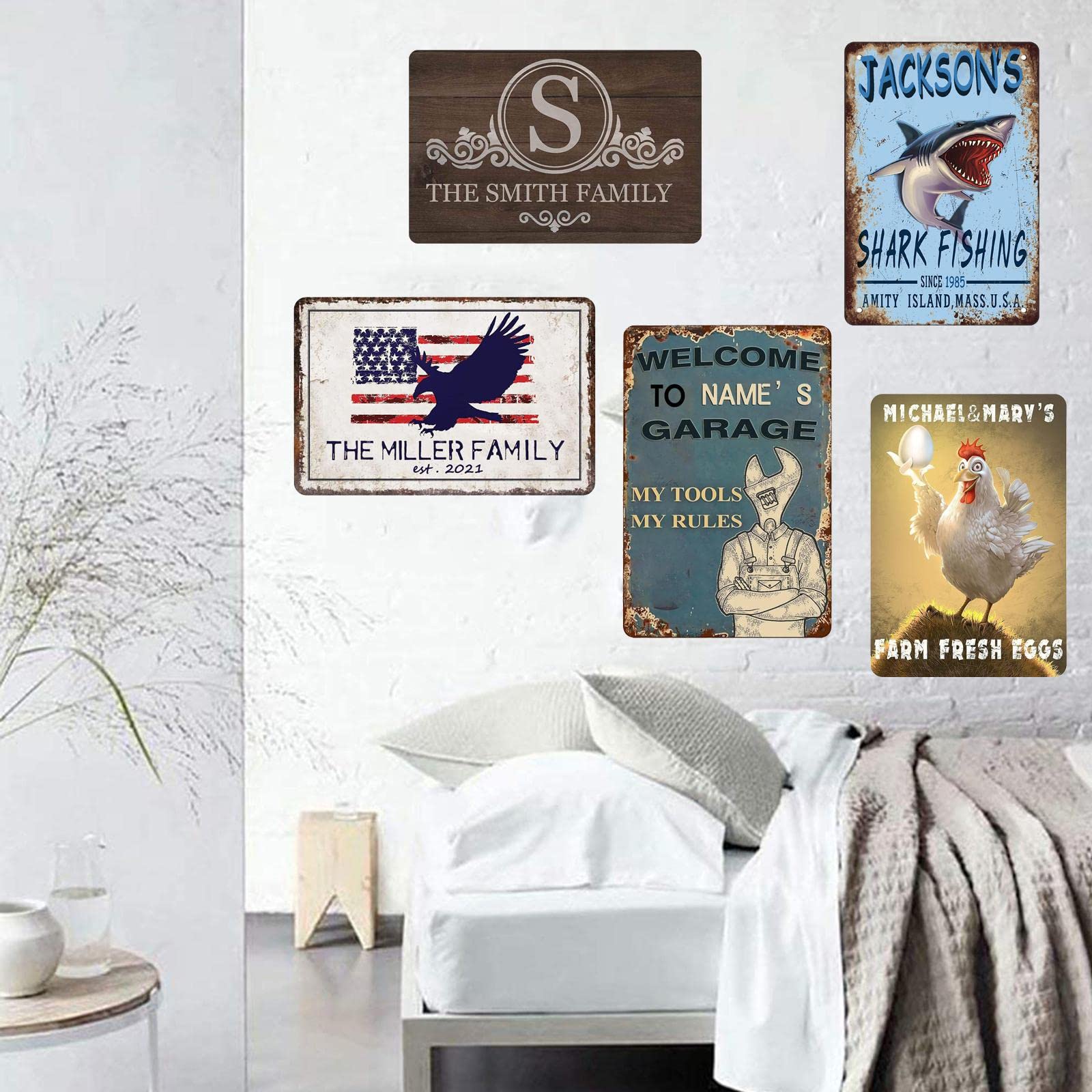 Lolostar Personalized Lemon Kitchen Signs - Rustic Farmhouse Wall Decor for Home & Kitchen - Perfect for Country Style Kitchens, Dining Rooms & Coffee Bars
