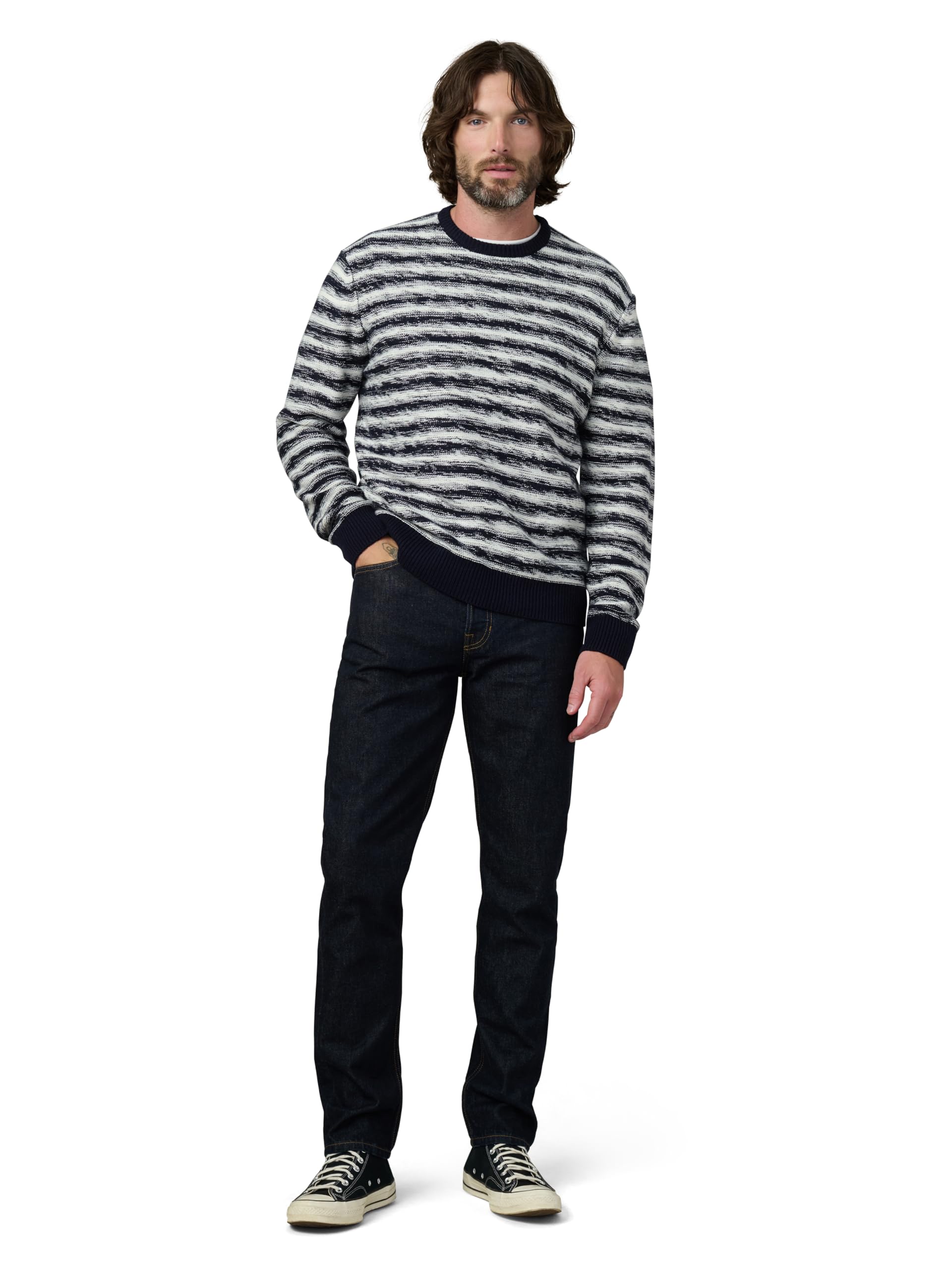 Joe's Men's Crewneck Knit Pullover Sweater - Soft Casual Winter Warm Sweater for Men - Perfect for Office, Travel & Outdoor Activities