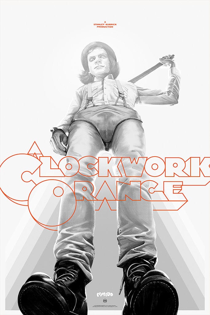Clockwork Orange Movie Poster - Vintage Stanley Kubrick Film Art - Perfect for Home Theater, Office Decor & Gifts for Film Lovers