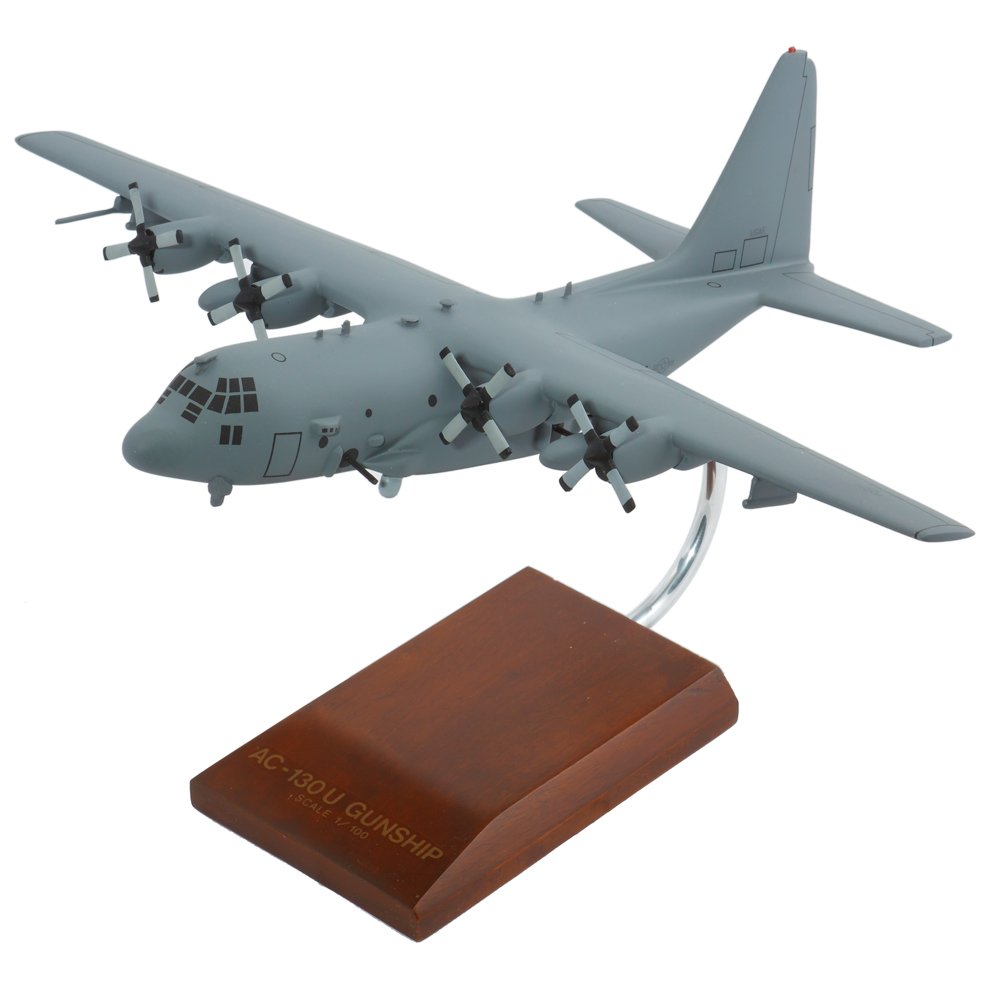 Mastercraft Collection Lockheed AC-130 IV Model Airplane - 1/100 Scale Diecast Aircraft - Perfect for Military Collectors, Aviation Enthusiasts & Home Office Display