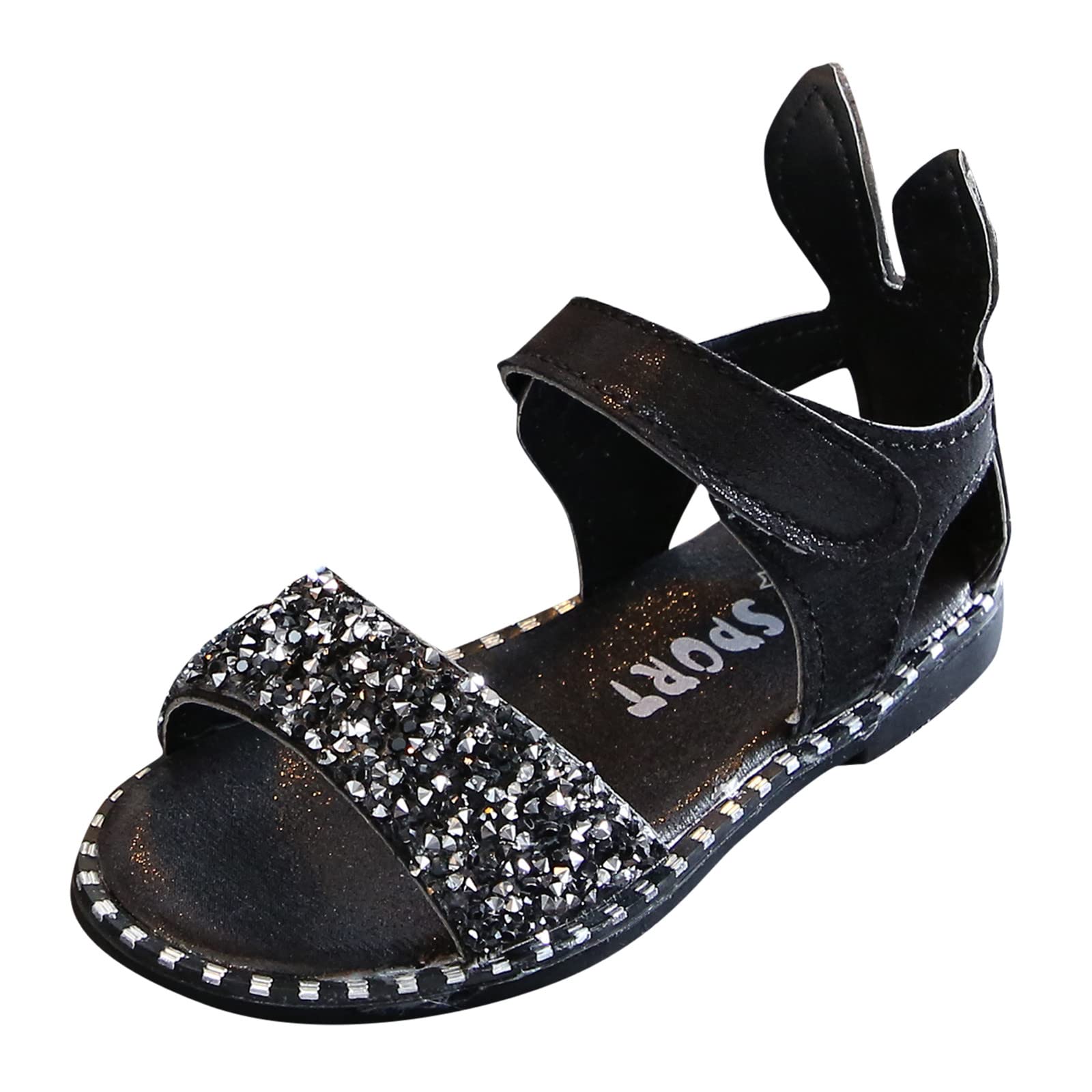 Toddler Girls' Casual Slip-On Ballet Flats - Sparkly Sequins Princess Sandals in Silver, Pink & Gold | Perfect for Playdates, Parties & Everyday Wear