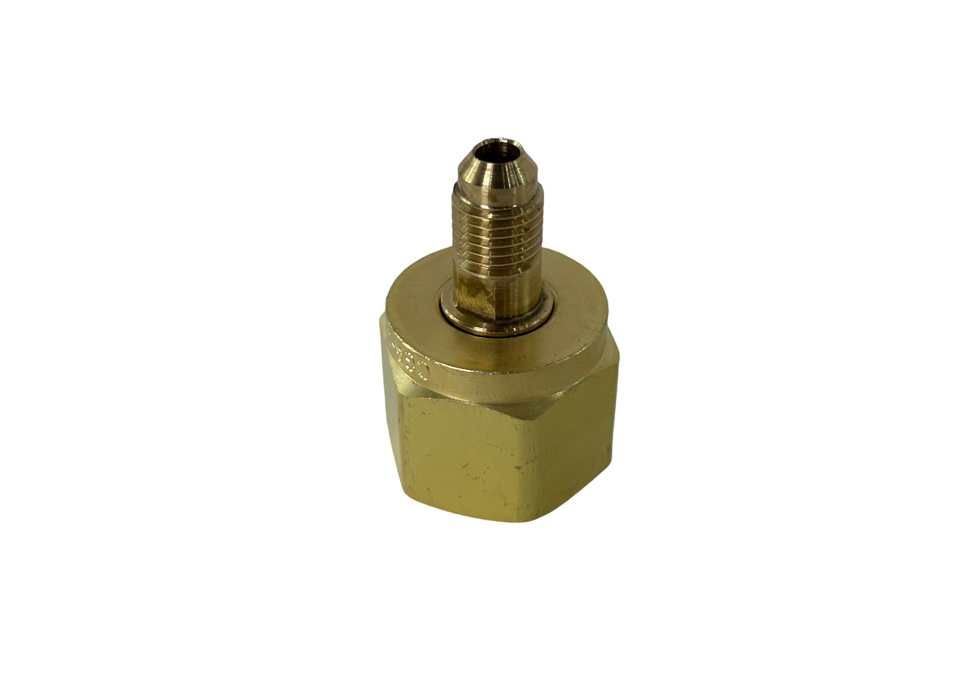 6AN CO2 Remote Regulator Fitting Adapter - High Flow CO2 System Adapter for Paintball, Aquarium, Homebrewing & HVAC Applications