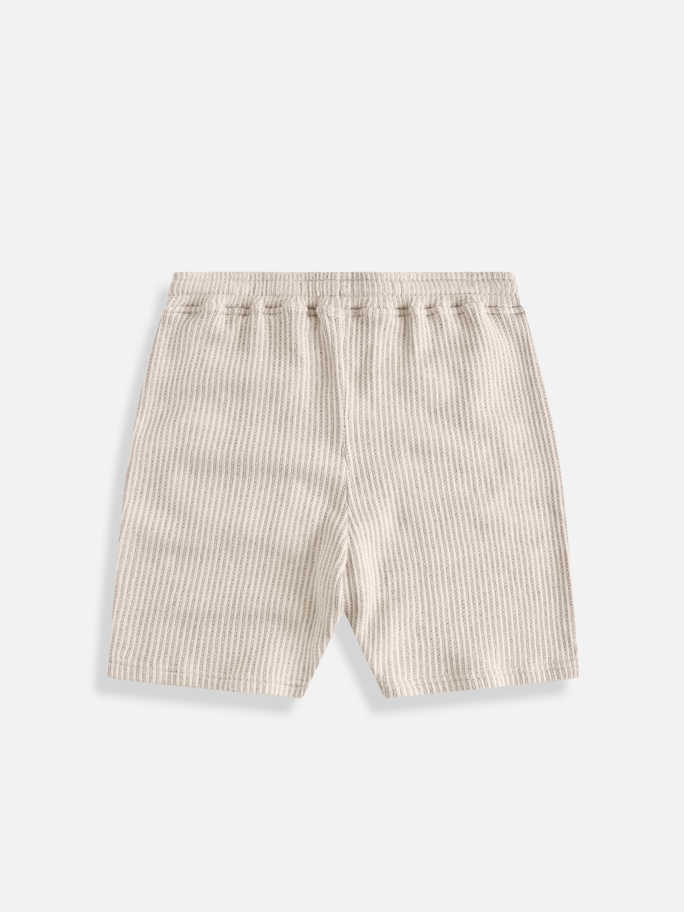 Krost Striped Knit Shorts for Women - Comfortable Cotton Summer Casual Shorts - Perfect for Beach, Vacation and Lounge Wear