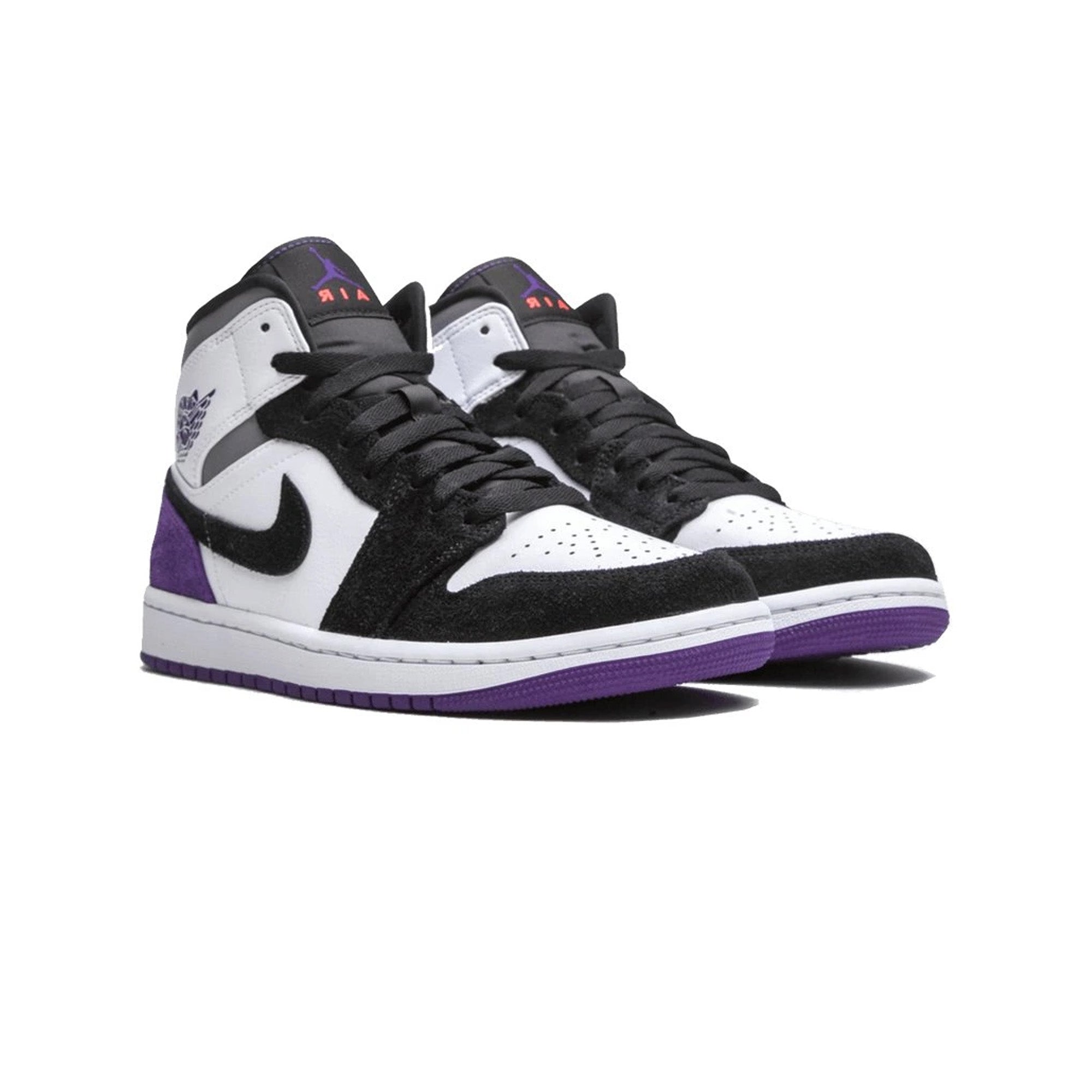 Air Jordan 1 Mid SE 'Purple' Basketball Shoes for Men - Stylish Sneakers for Casual Wear, Street Fashion & Court Performance