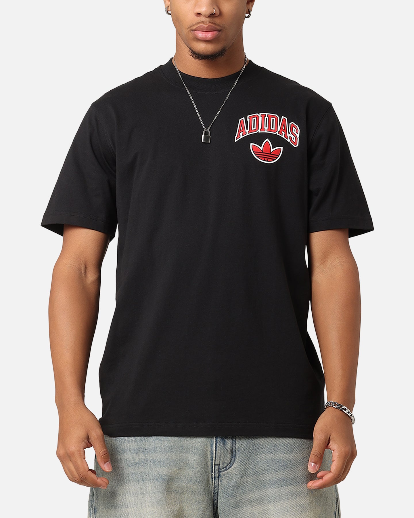 Adidas VRCT 2 T-Shirt for Men - Black Cotton Short Sleeve Tee - Casual Wear & Gym Workout Shirt