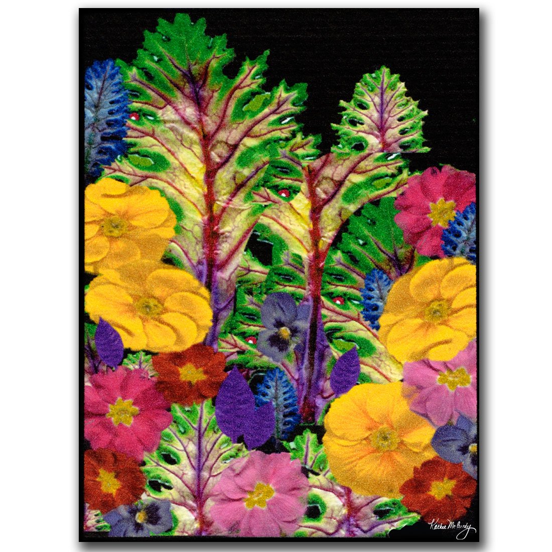 Story Book Forest by Kathie McCurdy - 35x47 Inch Canvas Wall Art for Living Room, Bedroom & Nursery Decor - Nature Inspired Landscape Painting for Home & Office