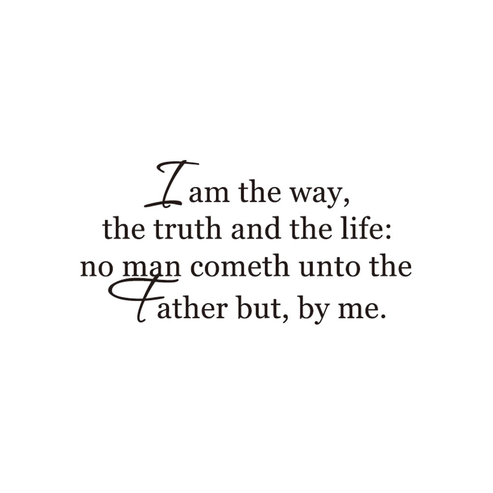 Aesthetic Wall Decor with Bible Verse - Inspirational Living Room Stickers for Home