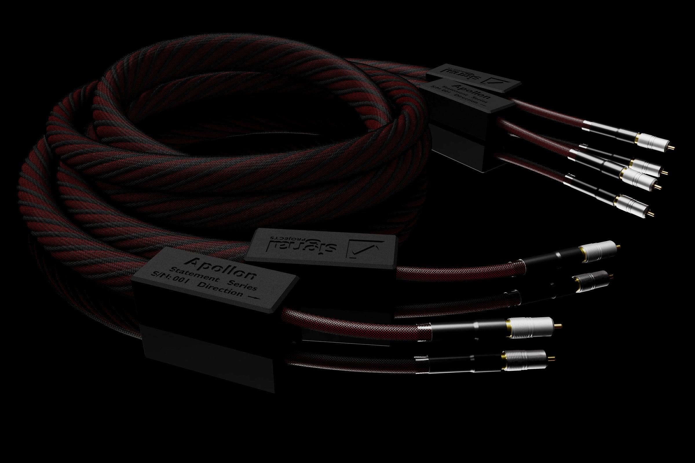 Premium RCA Interconnect Cable by Signal Projects - High-Quality Audio Cable for Home Theater, Stereo Systems & Professional Studio Equipment