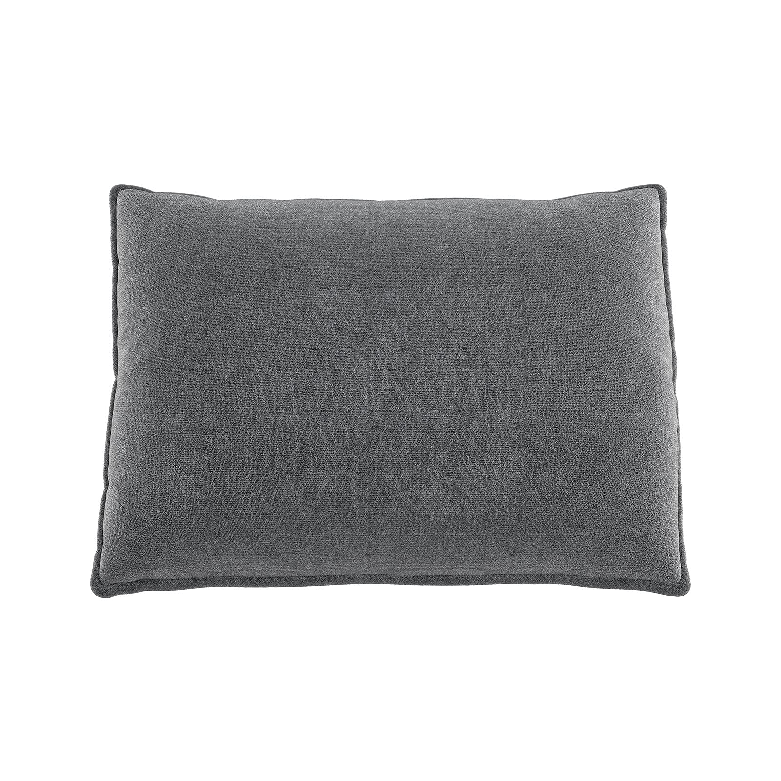 HONBAY Soft Rectangle Back Cushion with Polyester Cover - 25.2x18.1 Inch Grey Throw Pillow for Modular Sofa, Living Room, Bedroom & Office Comfort