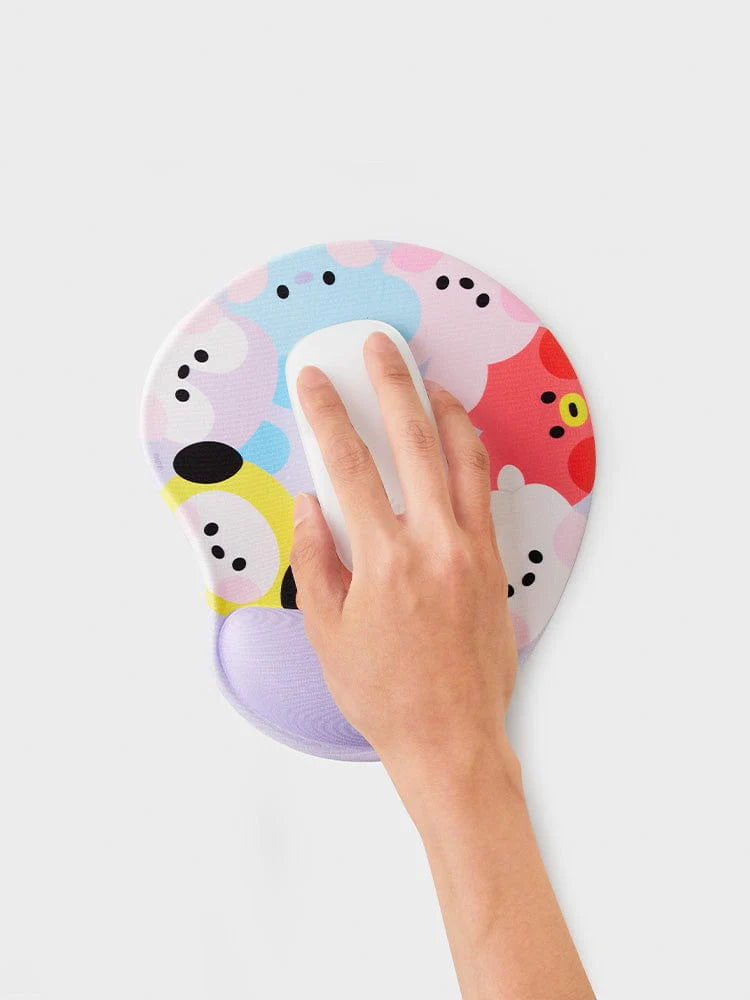 BT21 Mini Mouse Pad - Cute Character Gaming & Office Desk Accessory for PC Laptop - Perfect for Work, Gaming & Home Computer Setup