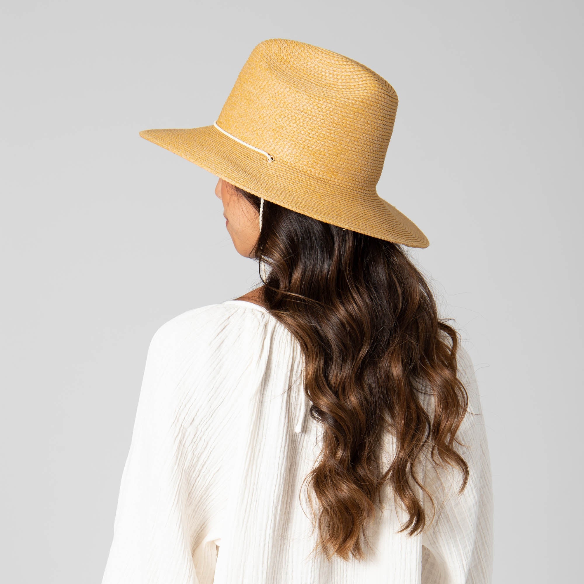 Desert Riviera Paper Braid Lifeguard Hat - Stylish Sun Protection for Beach, Pool & Outdoor Activities