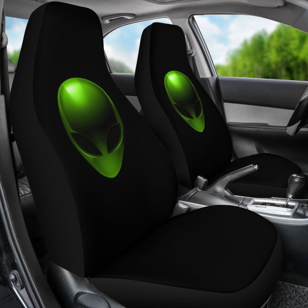 Premium Alien-Themed Car Seat Covers - Universal Fit for Most Vehicles, Unique Gift Idea for Sci-Fi Lovers (Model 212304) | Perfect for Road Trips, Daily Commutes & Car Enthusiasts