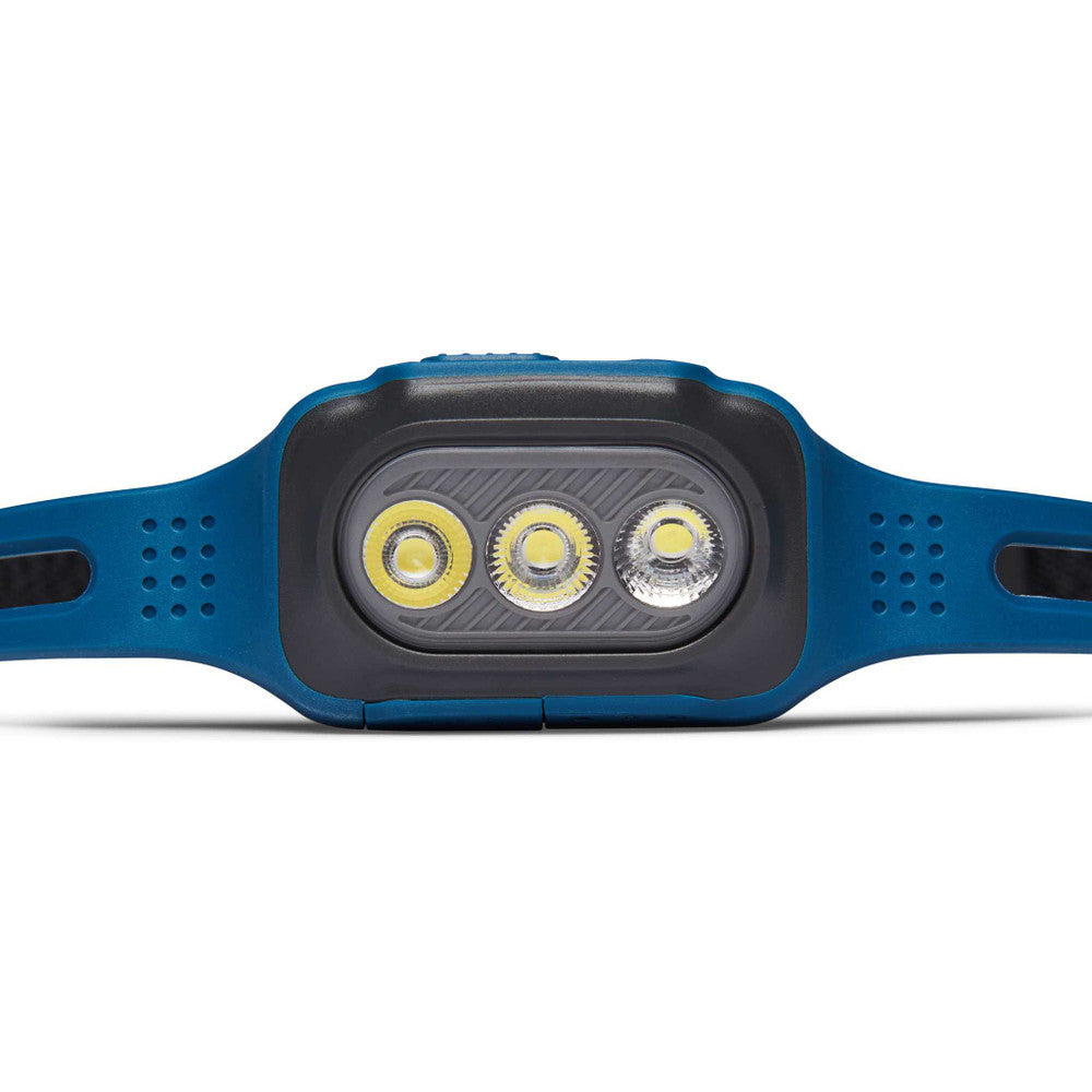 Black Diamond Deploy Run Headlamp - Rechargeable LED Headlight for Running, Hiking & Camping - Hands-Free Light for Outdoor Adventures & Nighttime Activities