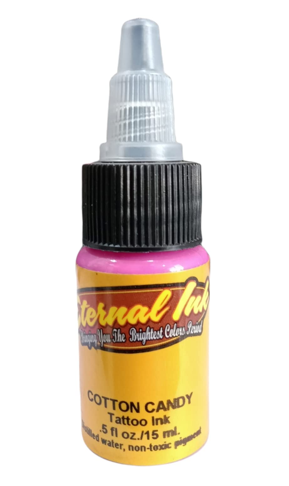 Eternal Ink Tattoo Ink - Cotton Candy Color (1/2oz) - Professional Tattoo Supplies for Vibrant Body Art | Perfect for Colorful Tattoos, Sleeves & Artistic Designs
