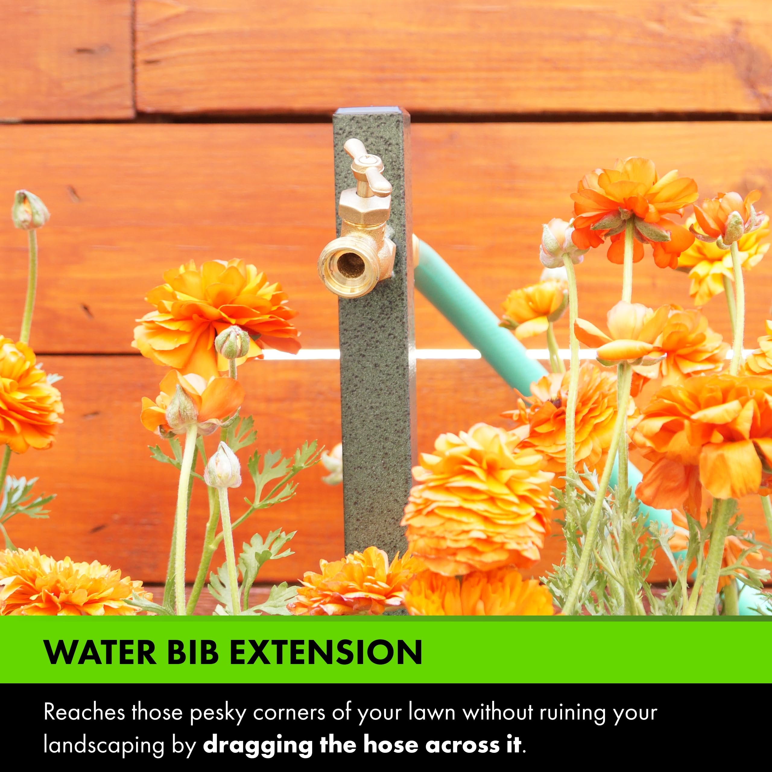 Yard Butler Hose Bib Extender - Easy to Install Garden Faucet Extension Tool for Lawn & Plant Watering | Perfect for Outdoor Gardening, Yard Maintenance & Sprinkler Systems