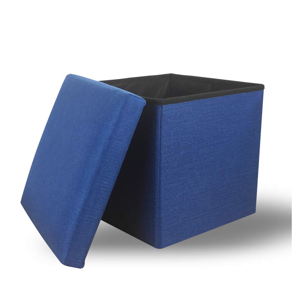 Multi-Purpose Folding Storage Ottoman Cube - 11.8
