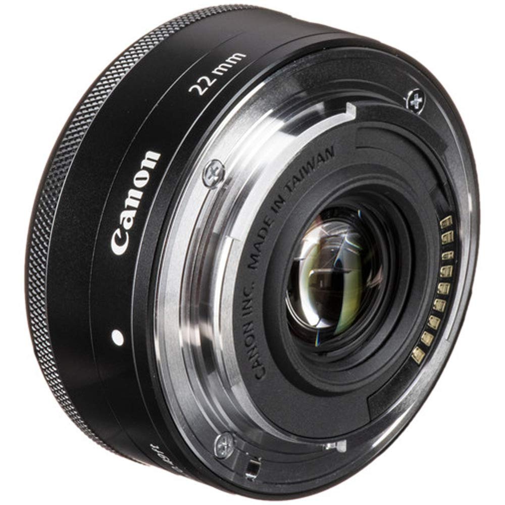 Canon EF-M 22mm f/2 STM Compact Prime Lens for EOS M Series (Renewed) - Perfect for Street Photography & Vlogging