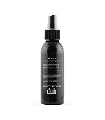 Best Sea Salt Spray for Beach Waves - 125ml Volumizing & Texturizing Hair Styling Spray for Men & Women - Perfect for Natural, Wavy, and Curly Hair - Great for Travel & Everyday Use
