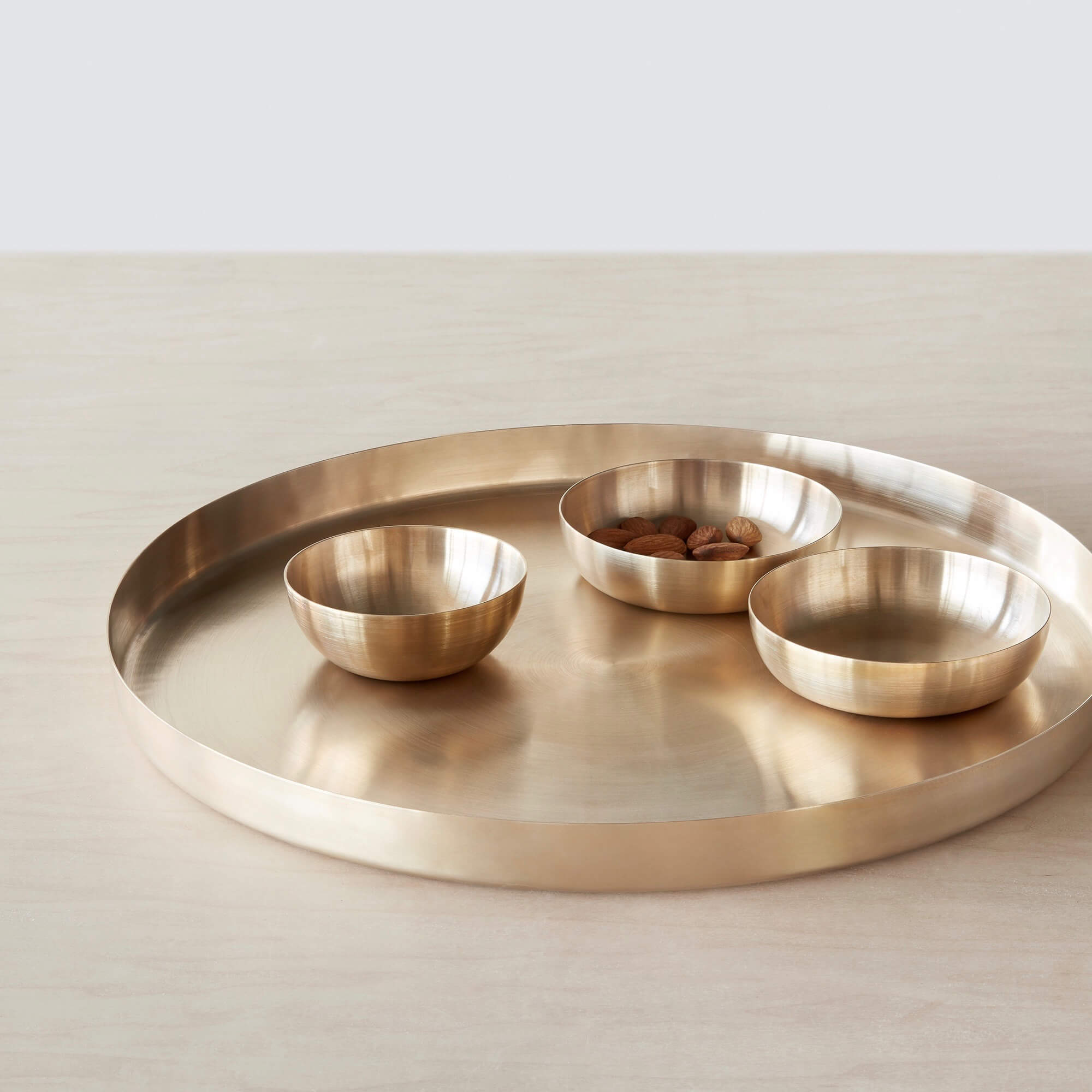 Elegant Bronze Serving Set of 4 Pieces - Perfect for Dinner Parties, Buffets & Formal Dining | Dasar Bronze Utensils Collection