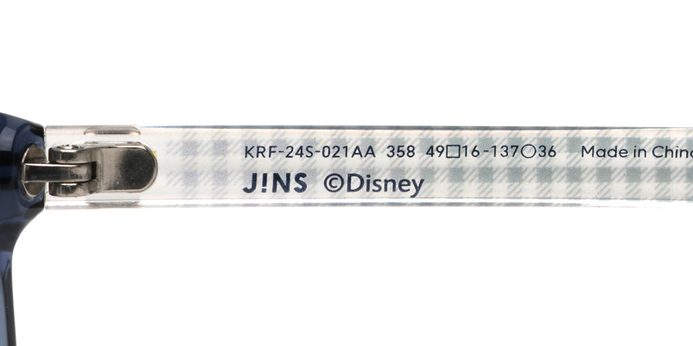 JINS x Disney Mickey & Donald Kids Glasses Frame 021 358 - Stylish & Durable Eyewear for Children's Daily Wear & Disney Themed Events