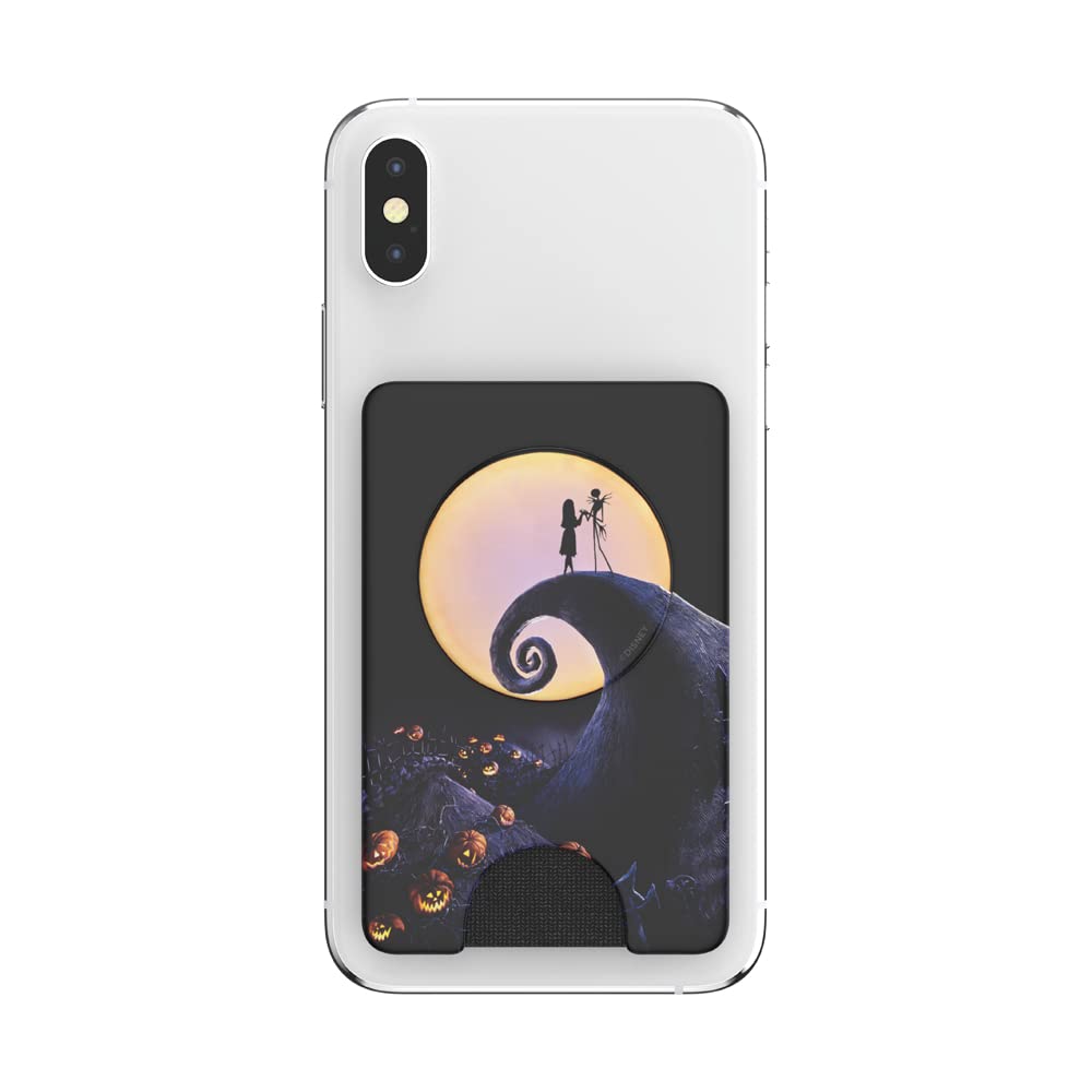 Disney PopWallet - Nightmare Before Christmas Phone Wallet with Expandable Grip & Card Holder | Secure Phone Stand for Selfies, Videos & Hands-Free Use | Perfect for Travel, Commuting & Everyday Carry