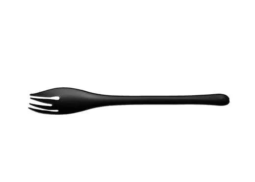 Eco-Friendly Black Plastic Forks - 100% Biodegradable Disposable Cutlery for Parties, Picnics & Outdoor Dining