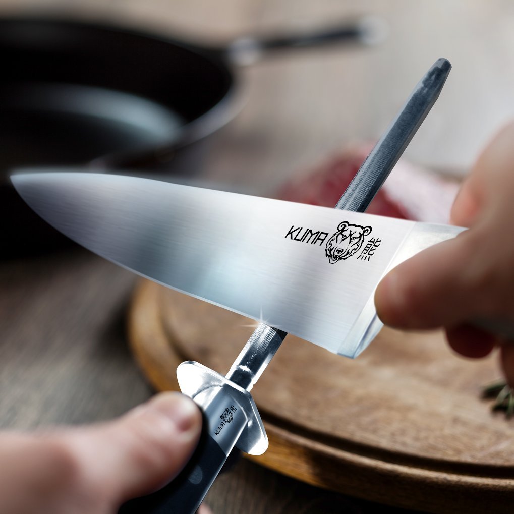 KUMA Professional Chef Knife Set - 3-Piece Razor Sharp Kitchen Knives with 8